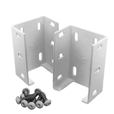 metal vinyl fence brackets|vinyl fence brackets lowe's.